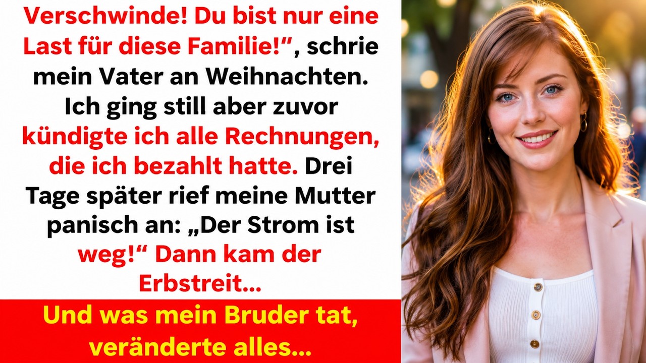 „Du bist nichts als eine Last für diese Familie“, schrie mein Vater am Heiligabend, während ich mir das Essen vorsetzte, das ich selbst gekauft hatte. Ich war 24, lebte seit sechs Jahren bei ihnen...