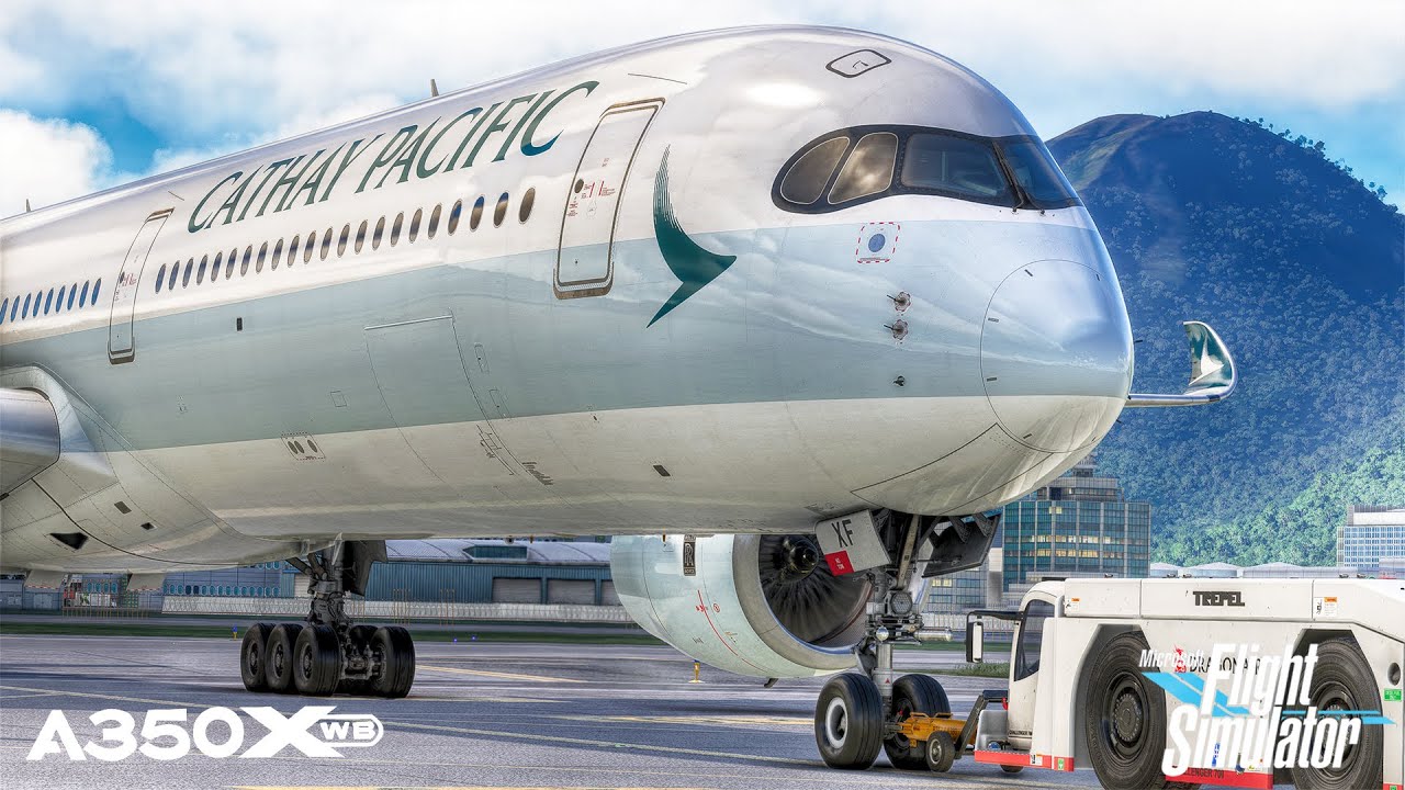 Полный перелёт Гонконг — Лондон | Cathay Pacific Airbus A350 | Flight Simulator 2020
