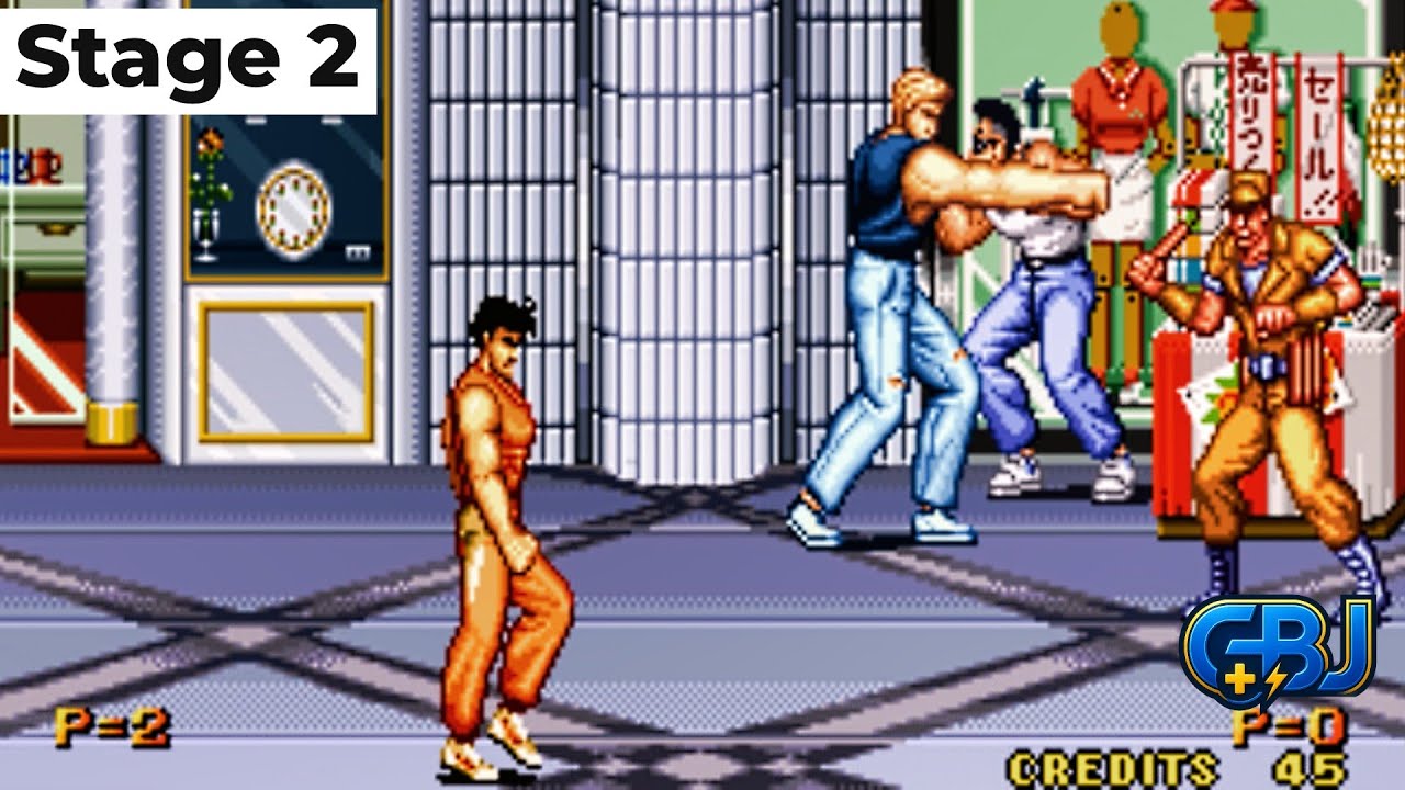 Duke & Roy – Burning Fight NeoGeo Co-Op 2025 Gameplay (Stage 2: Shopping Center)