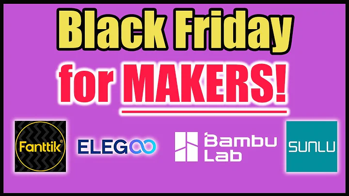 Black Friday 2025: Insane Discounts on 3D Printers, Tools & More