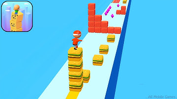 Cube Surfer Gameplay Walkthrough New Skin Part 14 IOS,Android (Levels 51-55)