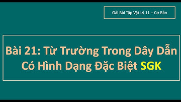 Giải SGK vật lý 11 bài 21 - Từ trường trong dây dẫn có hình dạng đặc biệt
