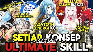 SETIAP 52 ULTIMATE SKILL DAN KONSEP YANG MEWAKILINYA DI TENSURA