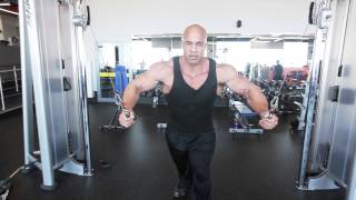 Chest workout with Victor Martinez