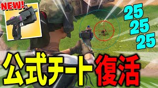 あの『オートエイムピストル』が復活してしまいました。【フォートナイト/Fortnite】