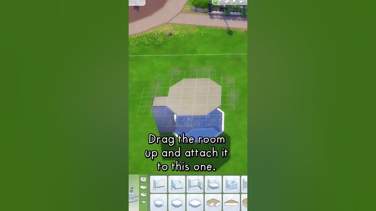 How to Add a Pool Trim Sims 4 Build Tutorial Shorts YouTube