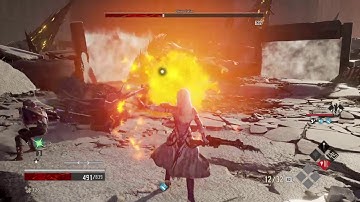 CODE VEIN Network Test Edition Oliver Collins LV1 Boss Fight