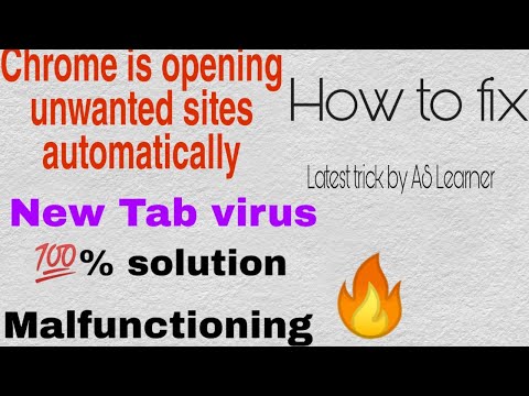 Chrome automatically opens sites in android How to fix || Chrome is opening unwanted tabs  ||