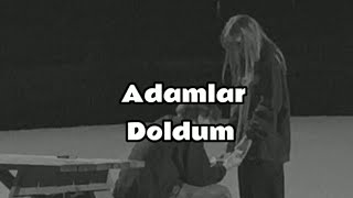 Adamlar-Doldum(Lyrics-Speed Up) Resimi