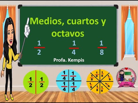 Video: ¿Qué es 1/8 de un todo?