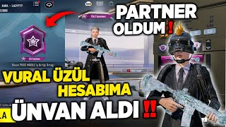 Vural Üzül Hesabima Ünvan Aldi Pubg Partner Oldum