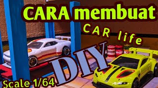 Tutorial atau cara membuat CAR lift Diecast 1/64 #hotwheels