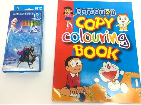Download Doraemon Coloring book with Frozen colours for Kids play and learn - YouTube
