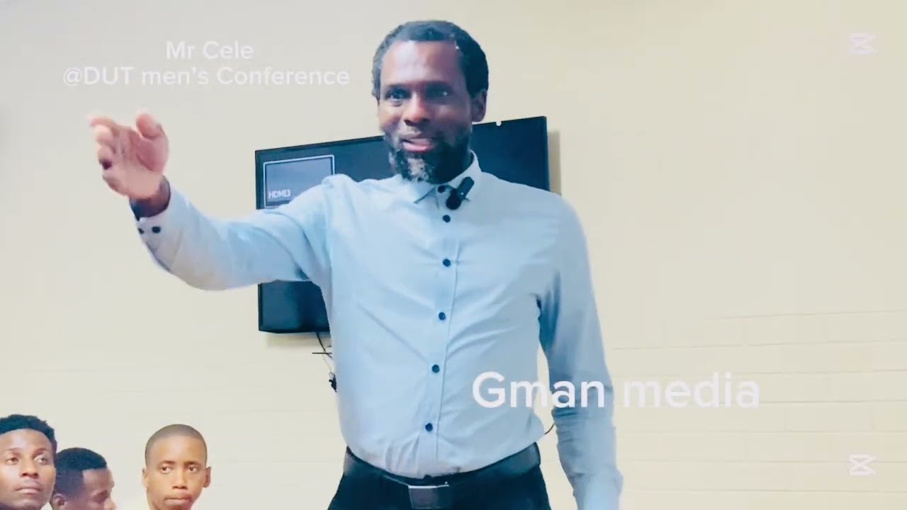 Mr Cele  @ DUT men’s conference @Masgrave campus 