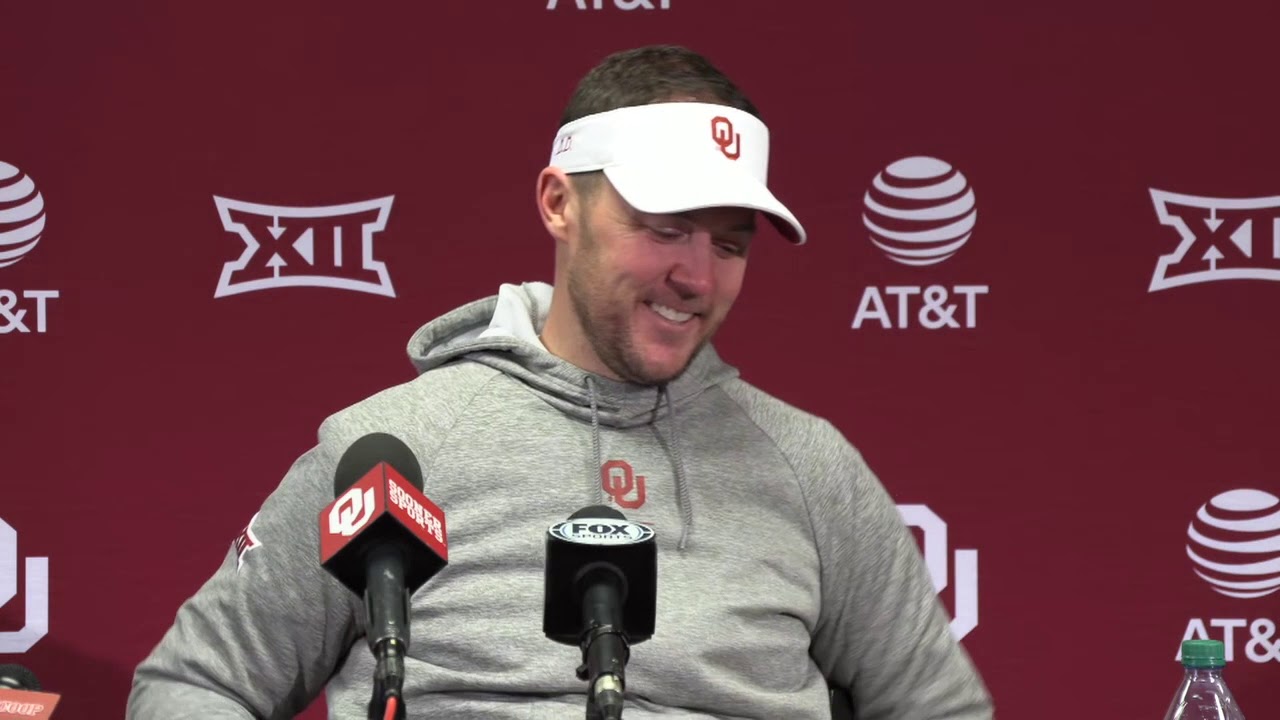 Max Riley Osu OU Football: Lincoln Riley on win over OSU - YouTube