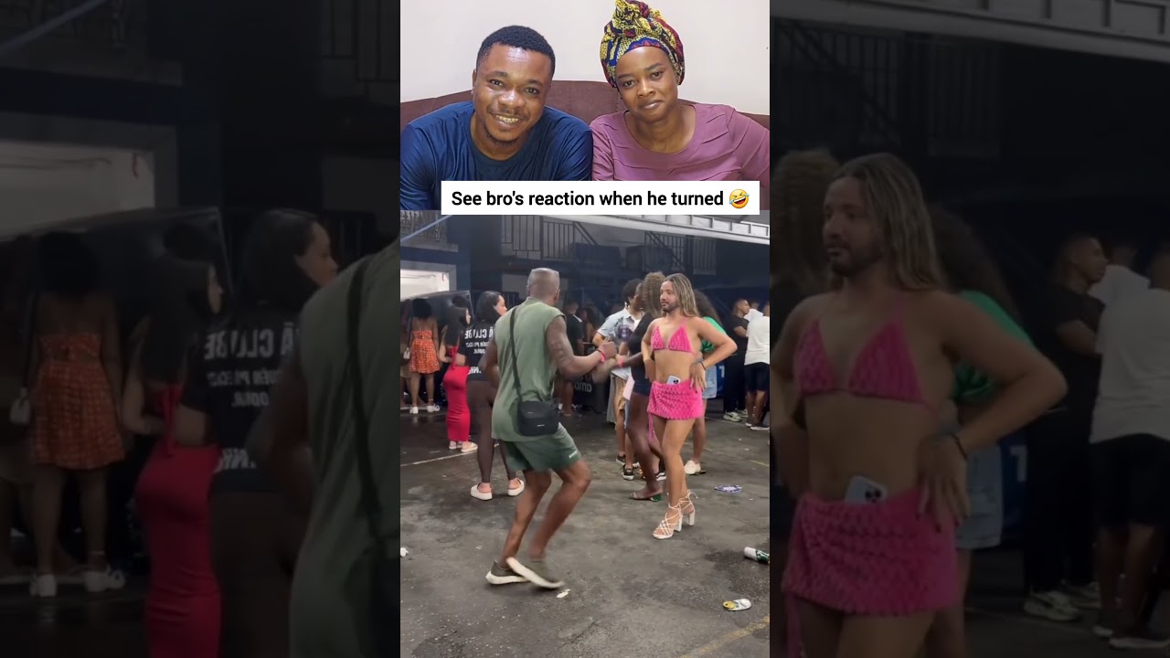 See bro's reaction shen he turned 🤣🤣🤣#ukreels #funny #viral #usareels #shorts