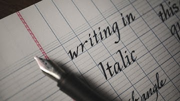 What is an italic nib?