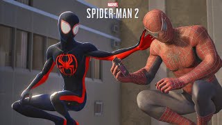 The Spider-Men Helps New York With The Raimi And ATSV Suits - Marvel's Spider-Man 2 (4K 60fps)