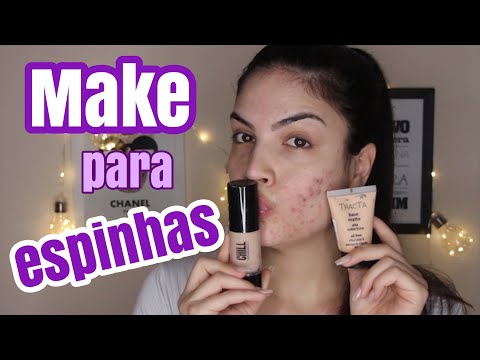 MAKE para ESPINHAS - PREPARANDO A PELE