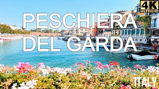 Peschiera del Garda - Italy, walk in Peschiera del Garda | 4K