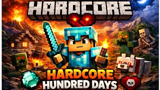 I start from a Minecraft 100 days survival hardcore series 😎🥳