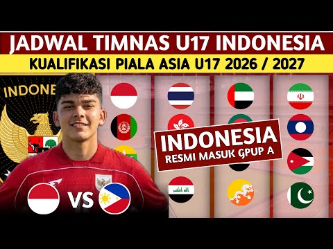 kadal88 x britamabet - 🇮🇩KETEMU MUSUH BEBUYUTAN❗INILAH JADWAL TIMNAS U17 INDONESIA DI KUALIFIKASI PIALA ASIA U17 2026 2027