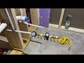 DIY Basement Bathroom - Plumbing Air Pressure Test