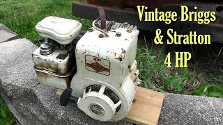 Vintage Briggs &amp; Stratton 4 HP Engine