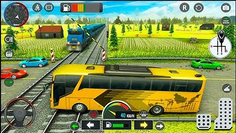 Offroad Bus Sim Driving Game Drive modern bus Simulator Android mobile GamePlay 