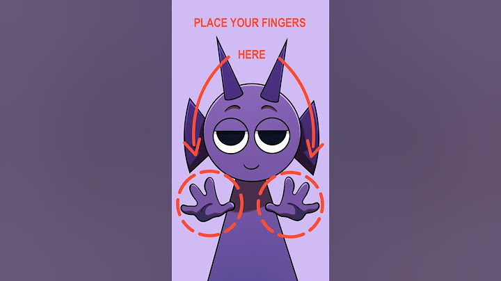 Place Your Finger Here!!! - Incredibox Sprunki - BBMNAMI ANIMATION