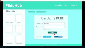 System Analysis and Design. The #EduHub project prototype from The EduCare