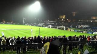 Ak-Rowdies chanting and supporting the Zips