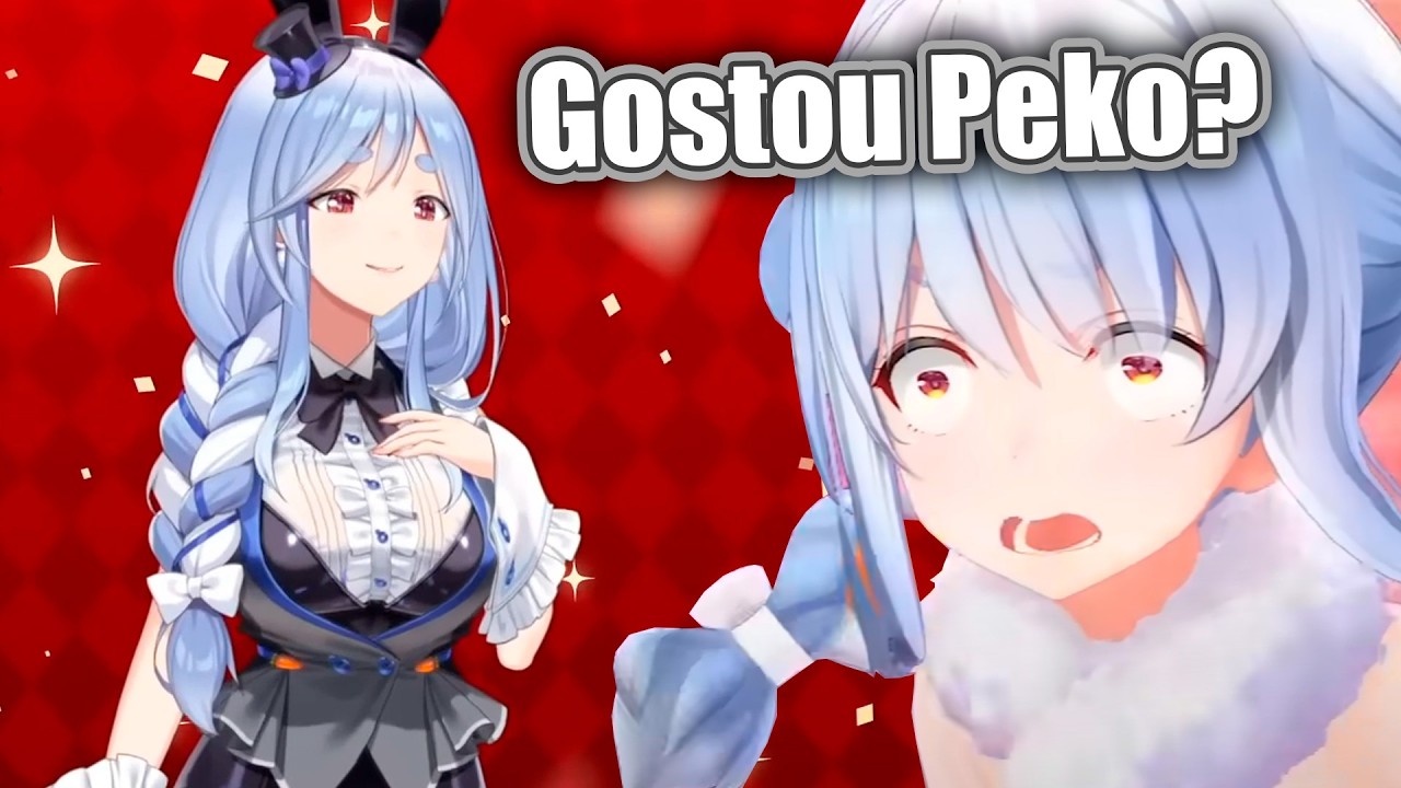 Pekora e sua MÃE REAL estreiam com roupa de BUNNY GIRL!