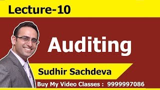 AUDITING- LECTURE-10 (Intro to types of Audit, Statutory Audit)