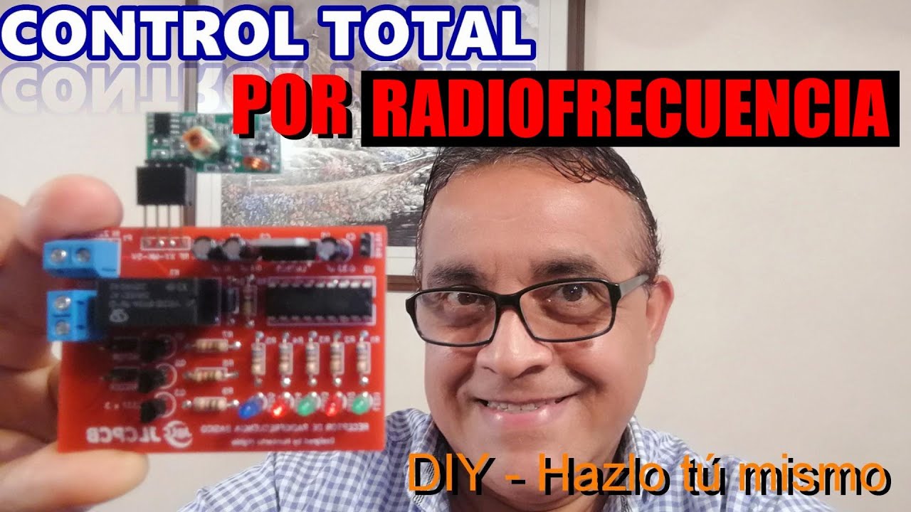 ✅ CONTROL TOTAL por RADIOFRECUENCIA - Construye tu TRANSMISOR y RECEPTOR RF HAZLO TU MISMO!
