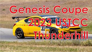 3.8 V6 BK2 Hyundai Genesis Coupe. Thunderhill Raceway. USTCC Round 2 2023. Fred Snow.