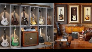 100 Creative Man Cave Guitar Display Ideas