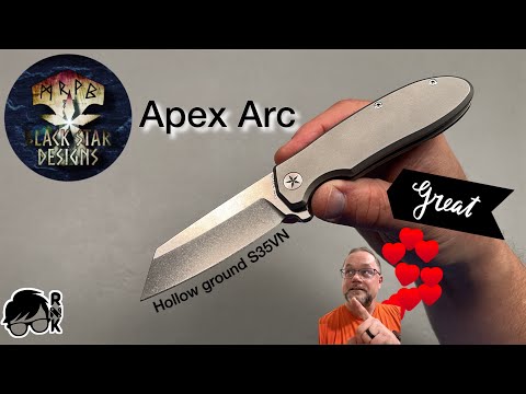Unboxing something familiar for a giveaway… the Black Star Design Apex Src knife in S35VN!