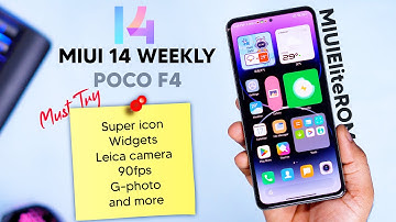 Must Try : MIUI 14 Weekly EliteROMLite for Poco F4, Paid Widget, Iocns, 90fps, Gphoto, Smooth Ui