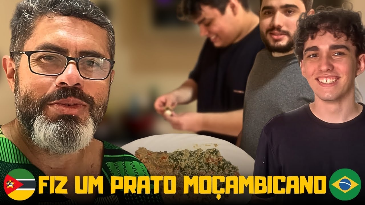 BRASILEIRO FAZENDO XIMA! 🍽🇧🇷🇲🇿 PRATO TÍPICO MOÇAMBICANO😁