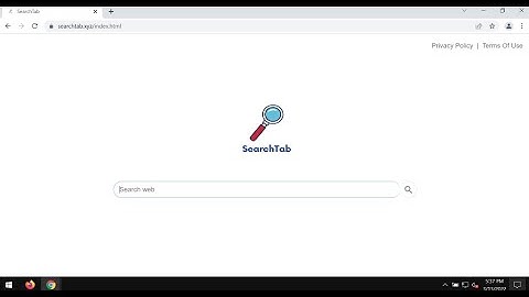 Searchtab.xyz SearchTab Default Search hijacker removal.