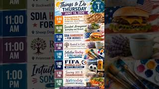 Spend your Thursday exploring creativity, community, and local events across NWAs! 🎨🌵🍔⚽🧵 Post 1 of 2