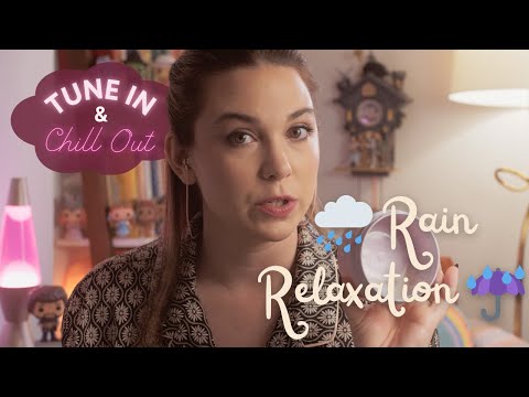 ✨Relax with Soothing Guided Breathing, Stretching, & Rain Sounds 🌧️ Soft Spoken ASMR ☔️