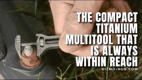 TiSPANNER : A COMPACT TITANIUM MULTITOOL THAT IS ALWAYS WITHIN REACH | Kickstarter | Gizmo-Hub.com