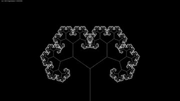 Recursive calling in processing - Tree example