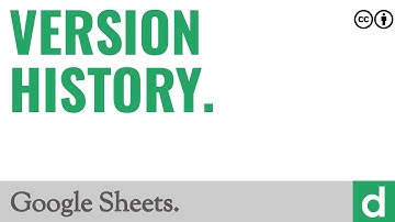 Version history — Google Sheets