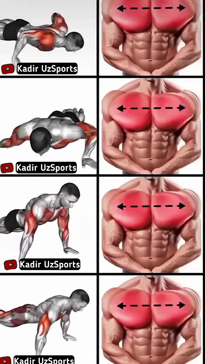 4 TA MASHQ GAVDA CHIQARISH UCHUN UY SHAROITIDA #shorts #chestworkout