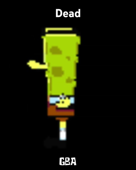 supersponge death sound (both ps1 and gba) #spongebobsquarepants