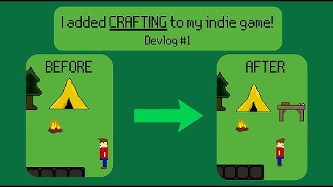 I Added CRAFTING To My Indie Game! (Devlog 1)