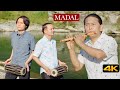 Madal | Basuri Ko Dhun | Madal Ko Taal | Bansuri | Bamboo Flute Music | Instrumental Flute Music 4K